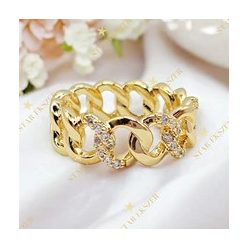  Antiallergén Cadenza 14K gyűrű 52-es