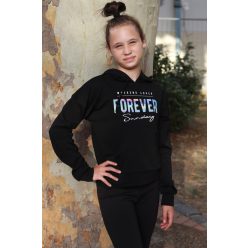 Lány kapucnis pulóver 