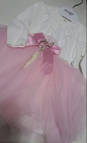 Lány ünneplő ruha rózsaszín 