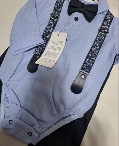 Baby bodys ünneplő szett blue
