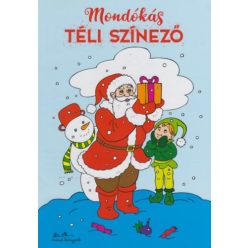 Mondókás téli színező