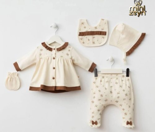 Baby lány Pamut együttesek 5 részes 0-3 hó