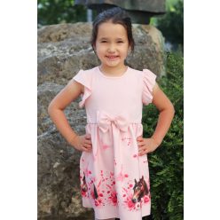 Baby lány alkalmi ruha Lovas RÓZSASZÍN 