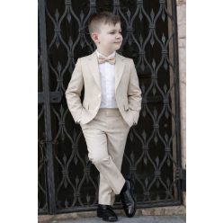 Fiú öltöny 4 részes szett bézs 