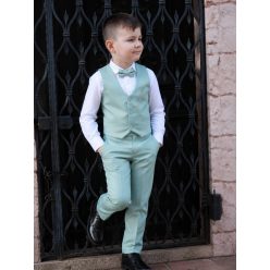 Fiú mellényes 4 részes szett menta zöld 
