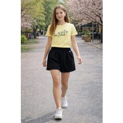 Lány bő szabású short black