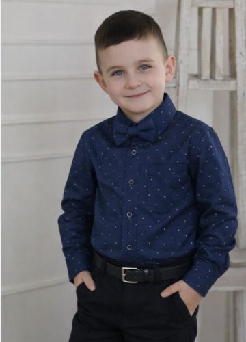 Fiú kockás ing kék kockás 