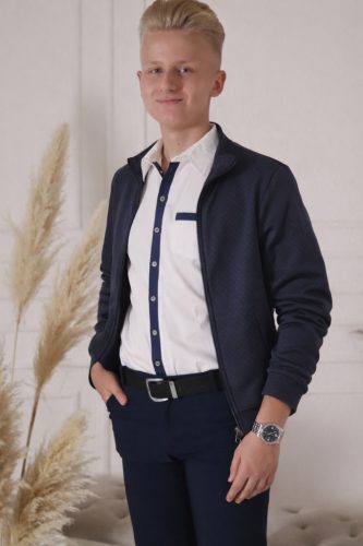 Fiú ünneplő KARDIGÁN kék 