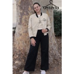 Lány gombos pamut kabátka 