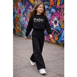 Lány Pamut pulóver 