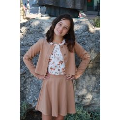 Lány pamut kabátka Caramell