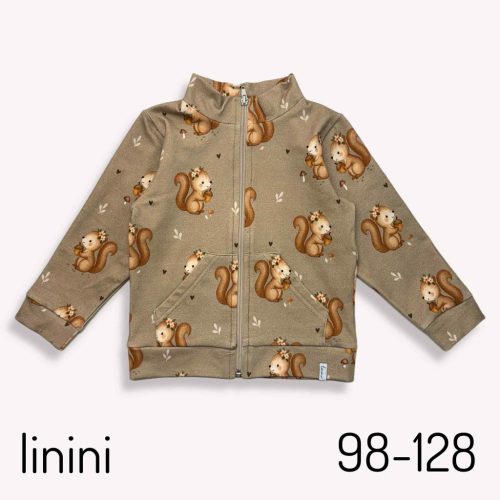 Lányka belül warm béléssel mókusos