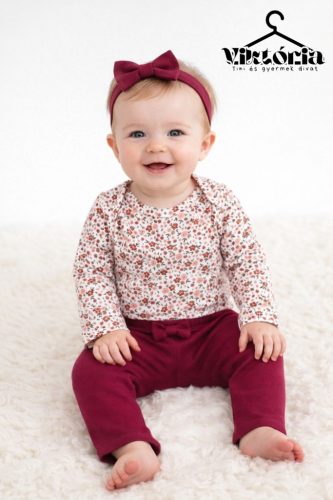 Baba virágmintás szett belül bolyhos nadrággal