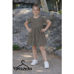 Lány Pamut ocelot mintás ruha