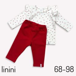 Lányka szívecske mintás felső nadrággal 