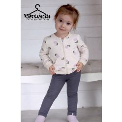 Lányka tulipán mintás pulóver puha