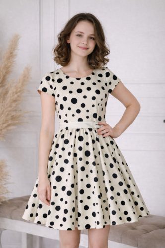 Killy alkalmi ruha pöttyös 