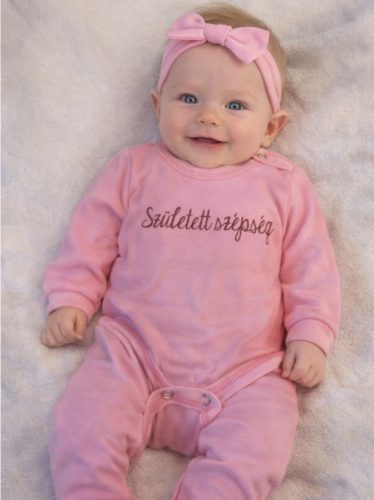 Baby bady született szépség felirattal 