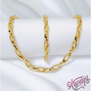 Glenda 14K XP ékszerszett - nyaklánc + karkötő 45cm/19cm Eredeti ár: 5.990 Ft