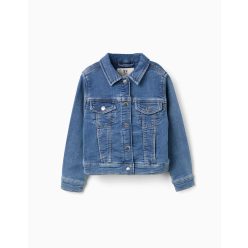 Farmer dzseki négy zsebes lányoknak, kék